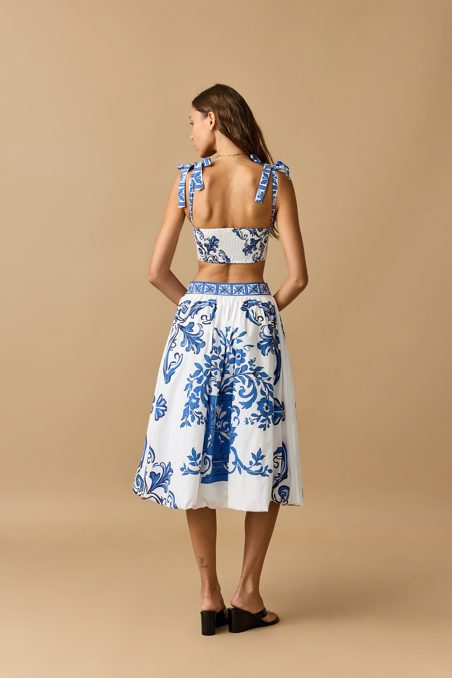 SOLANA BLUE MATERA - SKIRT