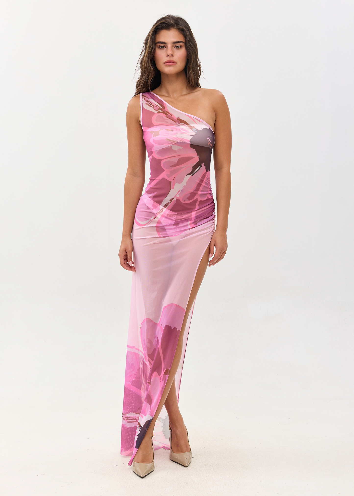 FIENNA ANISE FLOWER - MAXI DRESS