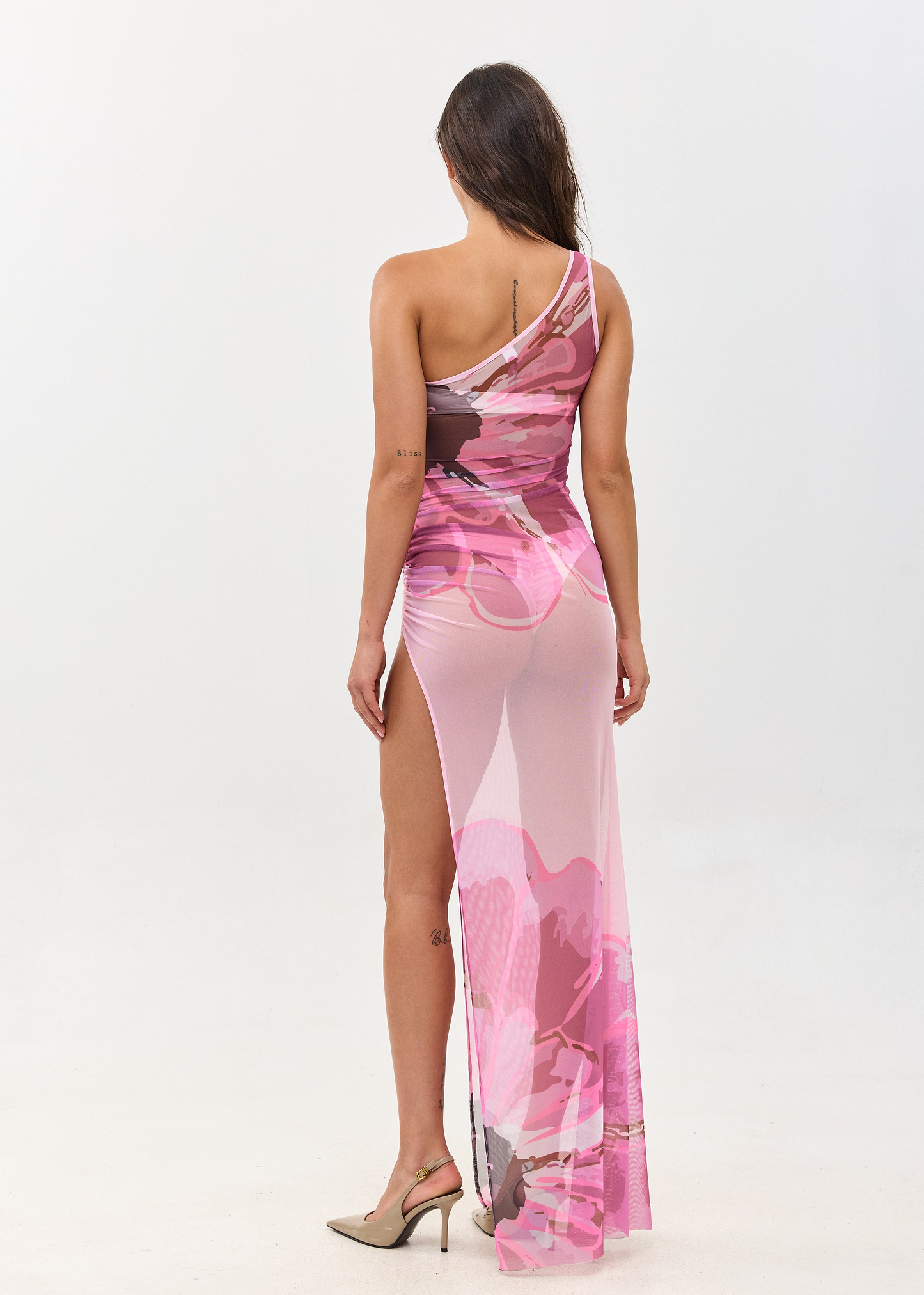 FIENNA ANISE FLOWER - MAXI DRESS