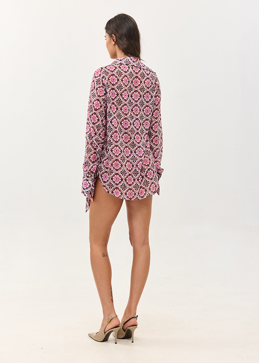 BOWIE ANISE TILE - SHIRT