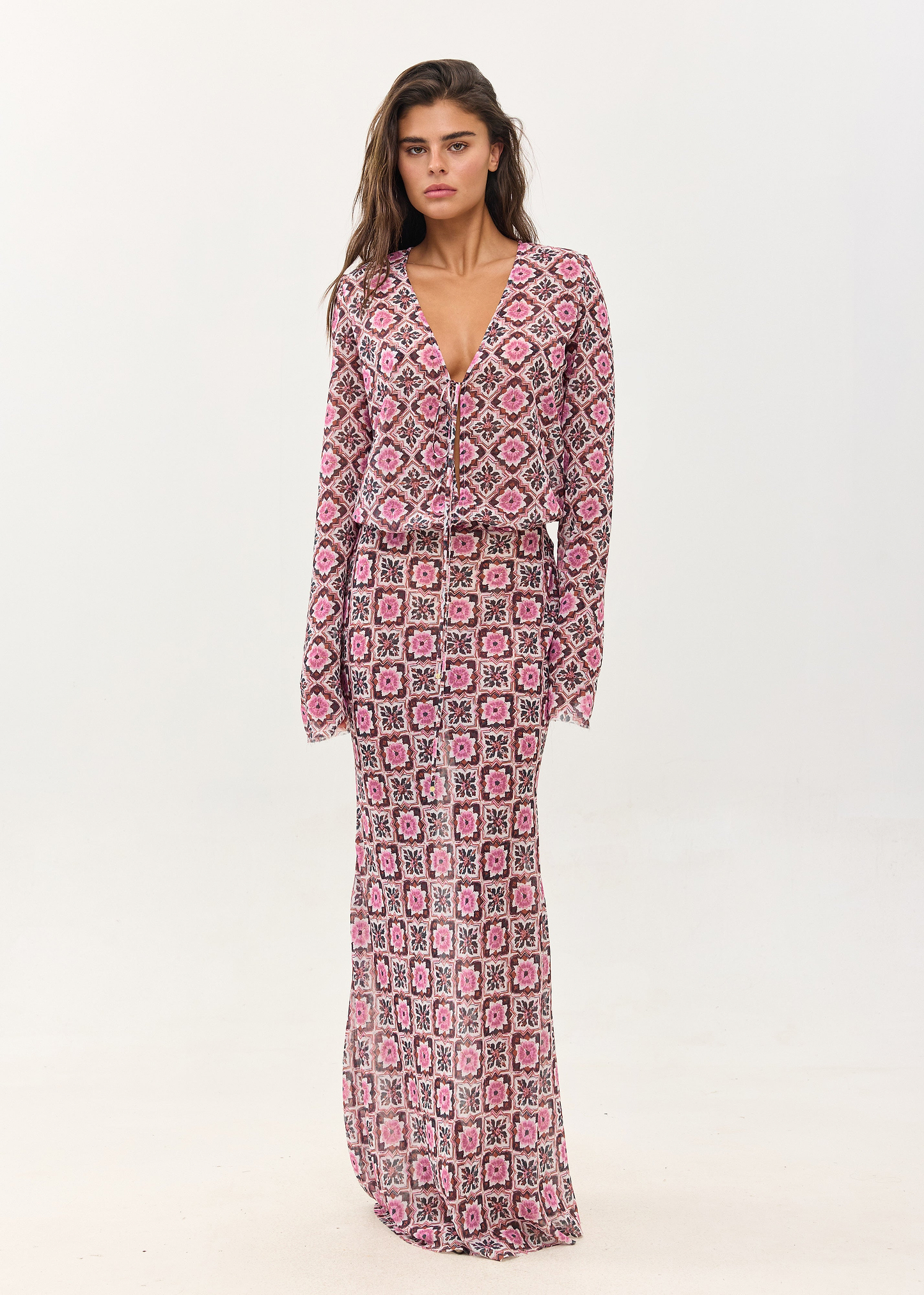 NEMA ANISE TILE - MAXI DRESS