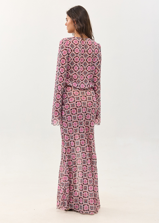 NEMA ANISE TILE - MAXI DRESS