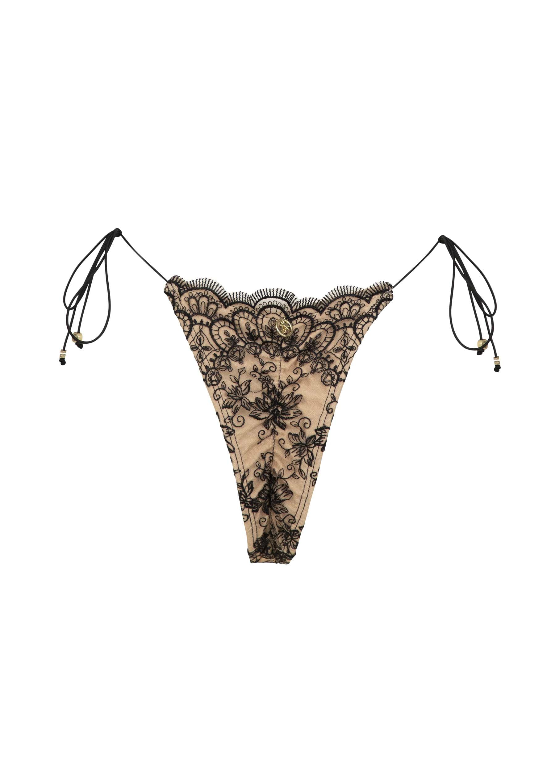 NINA BLACK LACE - BOTTOM