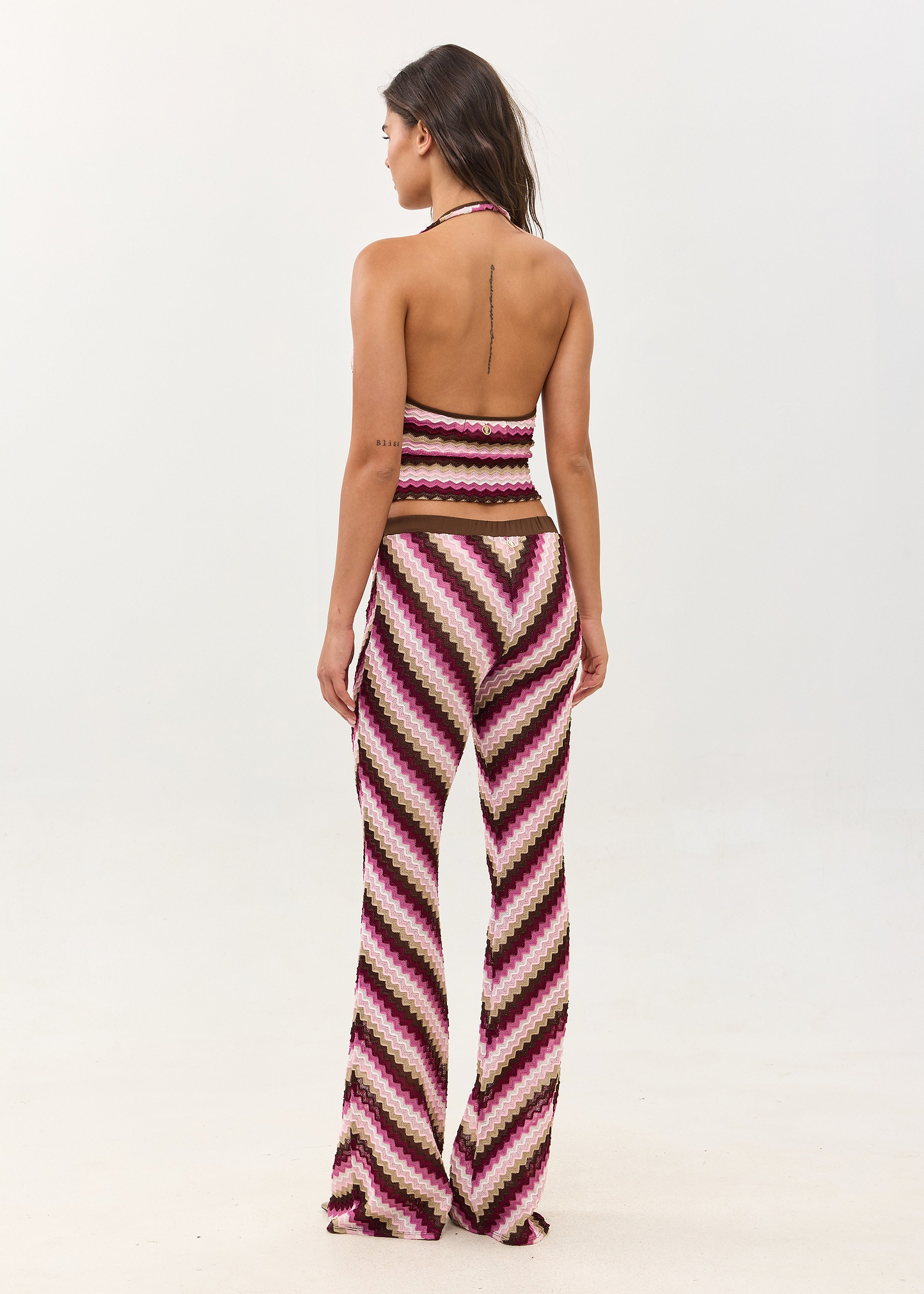 MADDY CHEVRON KNIT - PANTS