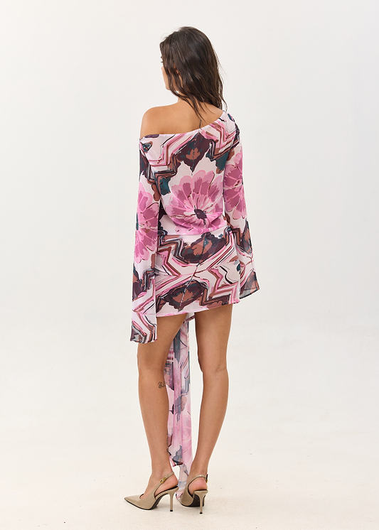 JUNIPER ANISE TILE - MINI DRESS