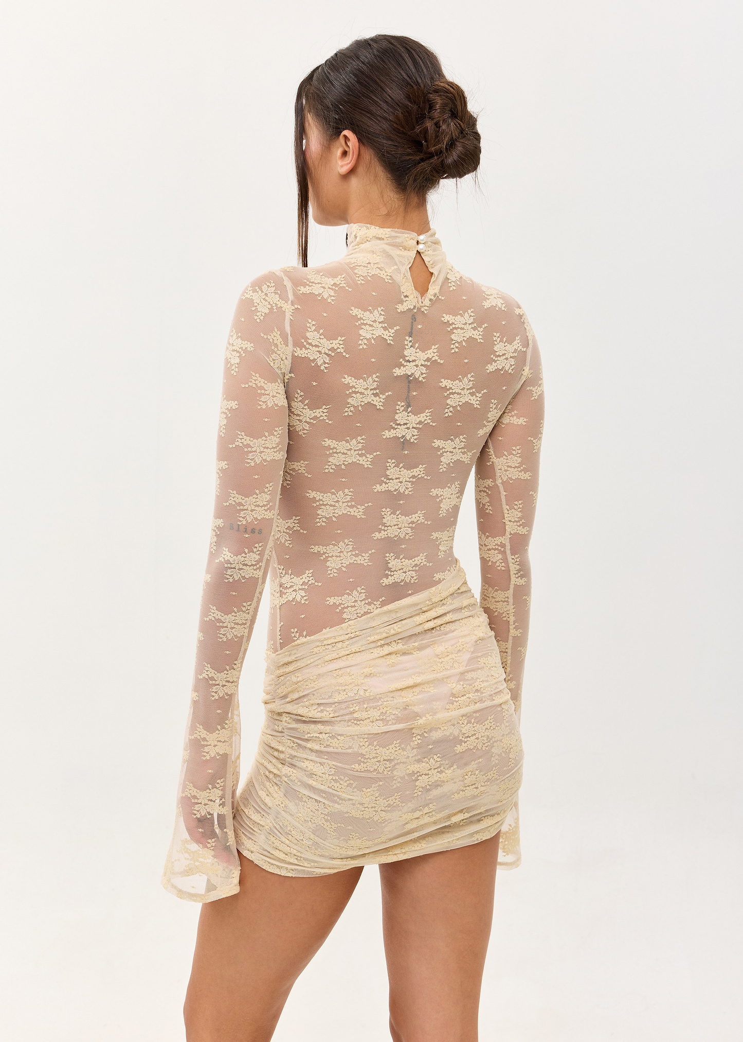 FRANNY BUTTER LACE - MINI DRESS