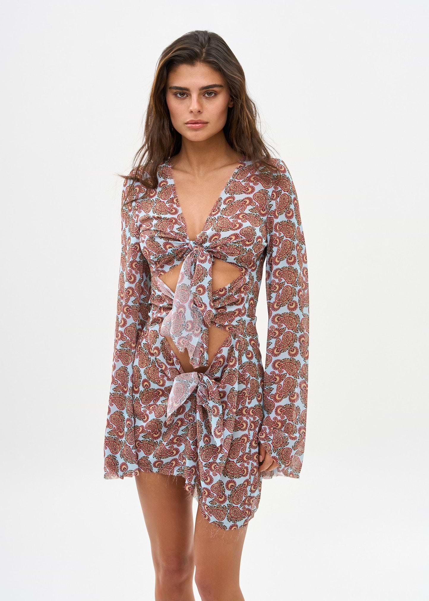 שמלות קיץ קלילות MACI POPSICLE PAISLEY - MINI DRESS