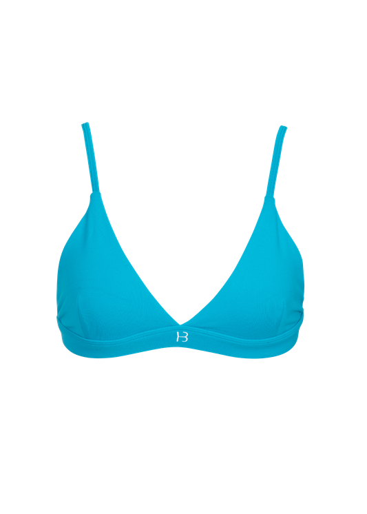 חזיות ספורט לנשים LOUI AQUA TURQUOISE - TOP