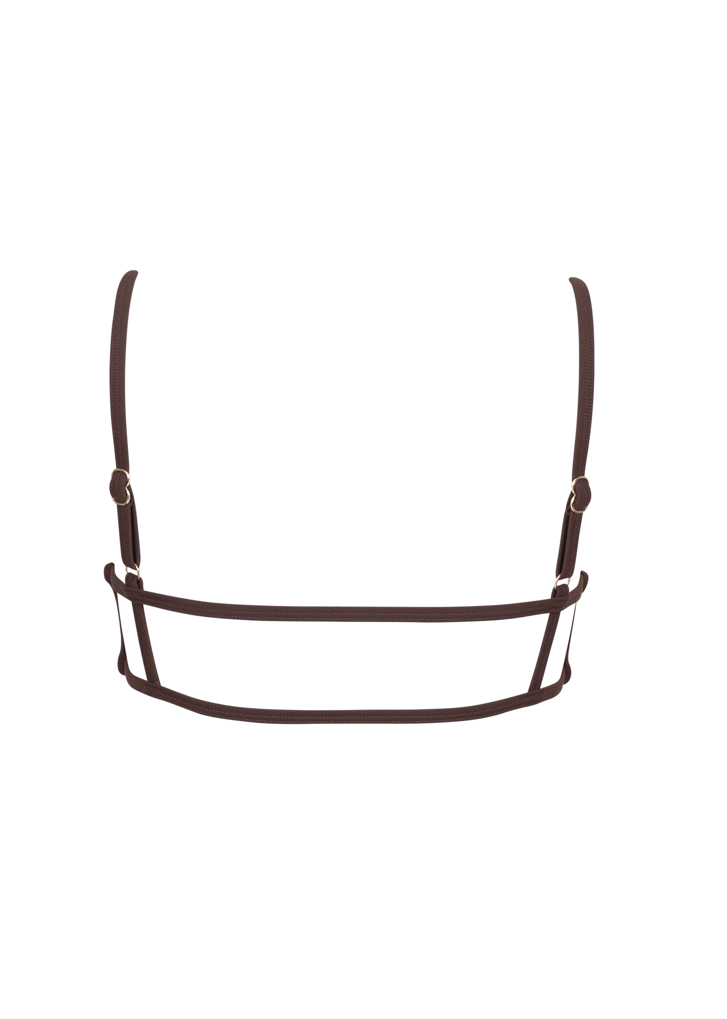 חזיות ספורט לנשים ISADORA DARK BROWN - TOP