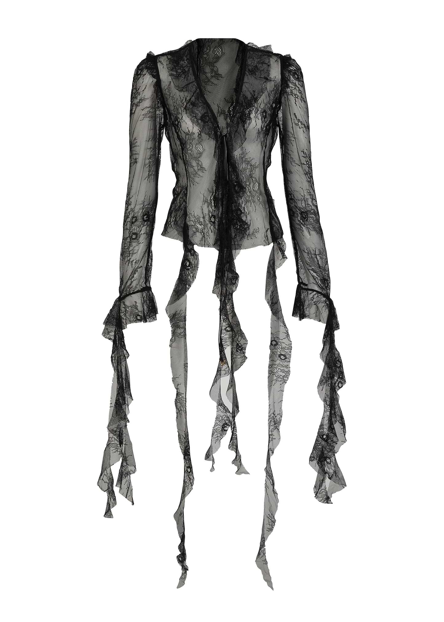 ALANA BLACK LACE - SHIRT