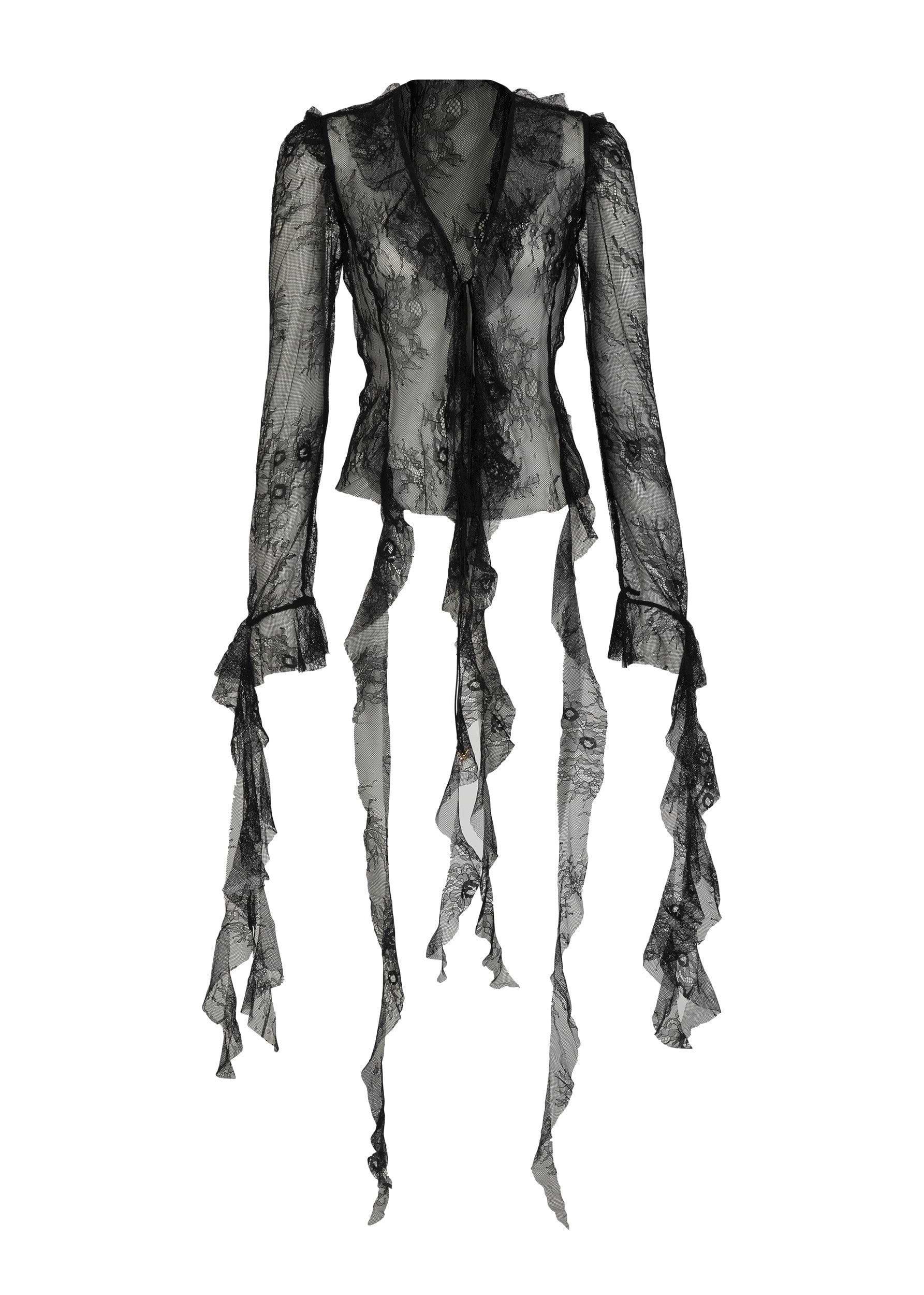 ALANA BLACK LACE - SHIRT