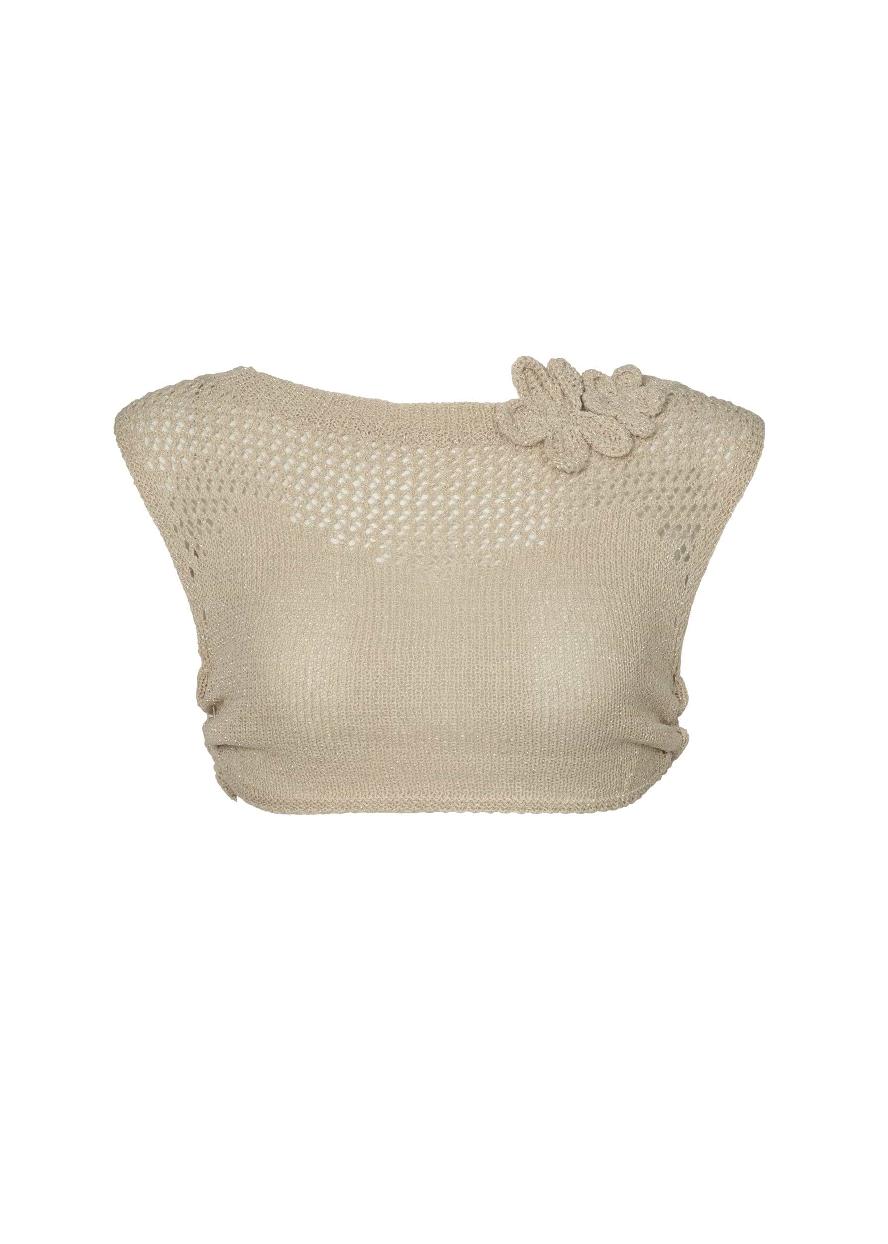 YOKO KNITTED SAND - SHIRT