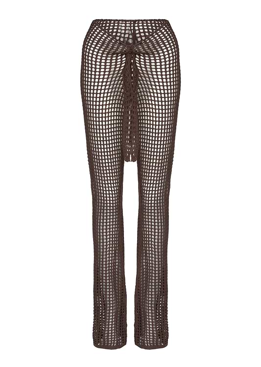 SELENA DARK BROWN - PANTS