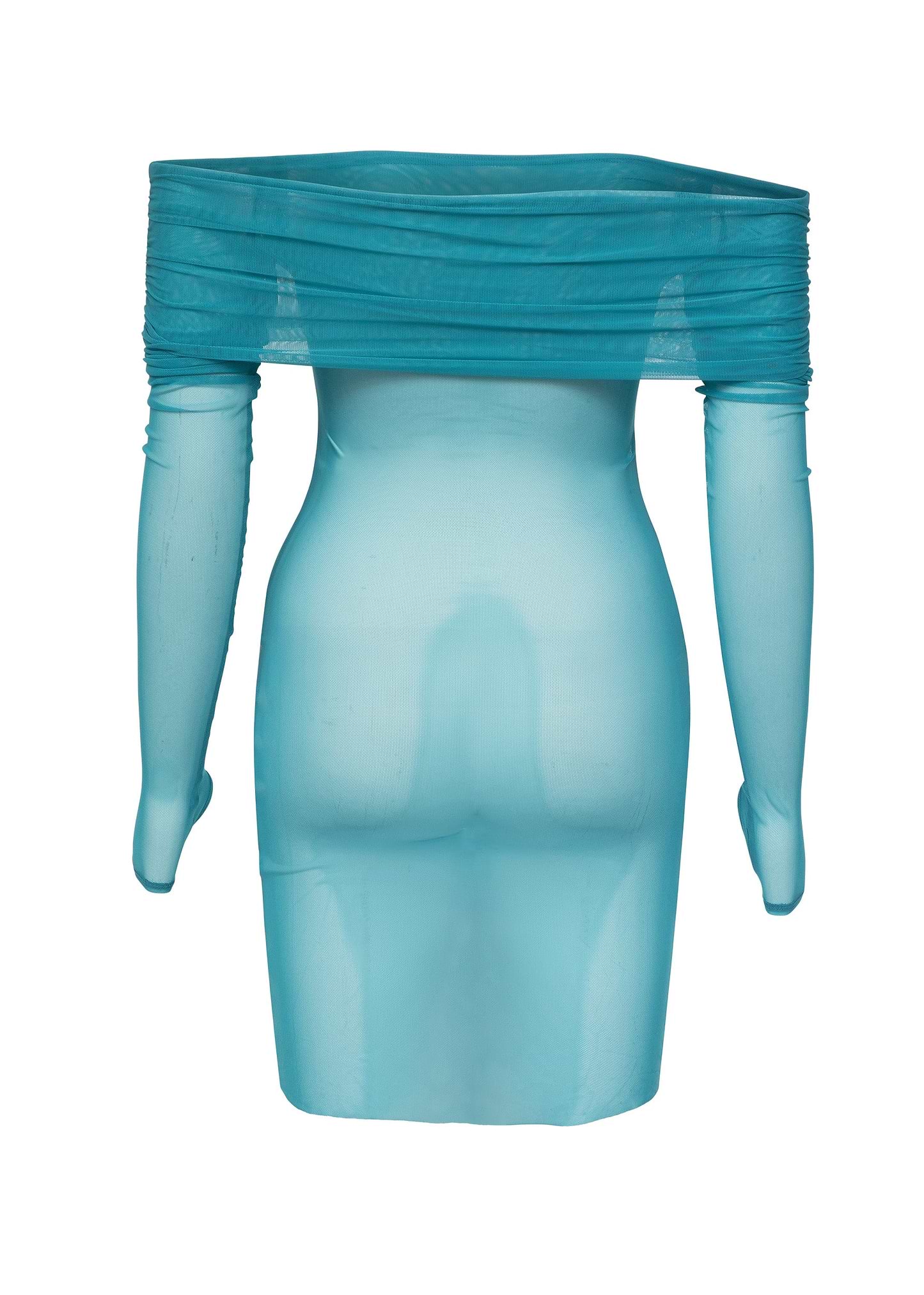 LENA TURQUOISE STONE - MINI DRESS