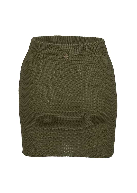 MARI OLIVE GREEN - SKIRT