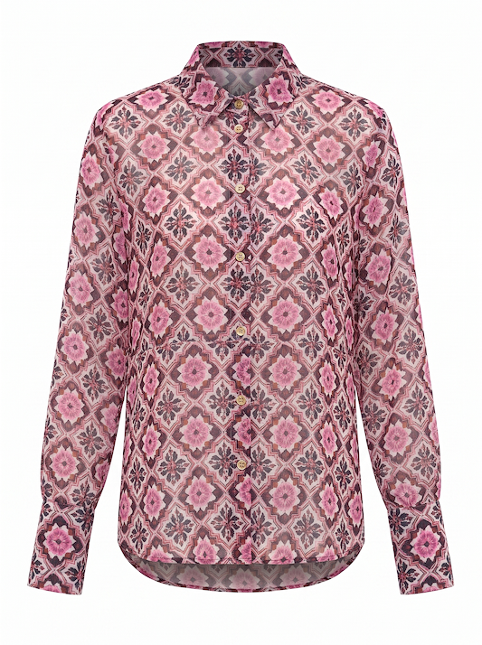BOWIE ANISE TILE - SHIRT