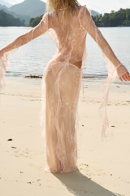 BALENA PEACH LACE - SKIRT