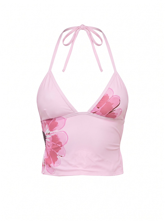 GALA ANISE FLOWER - TANKINI TOP