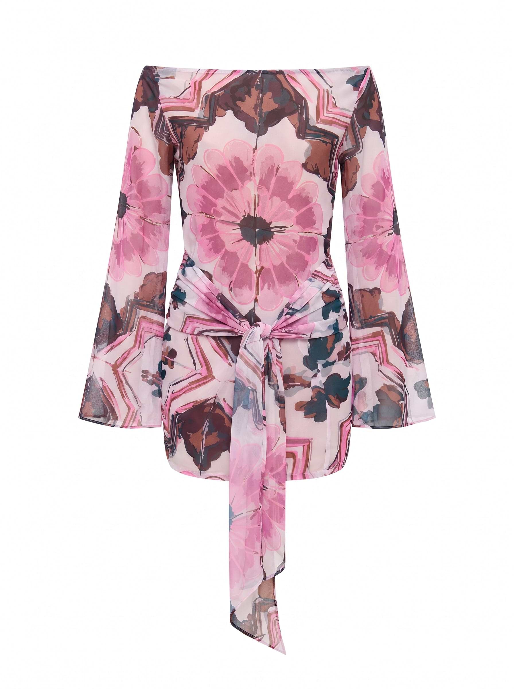 JUNIPER ANISE TILE - MINI DRESS