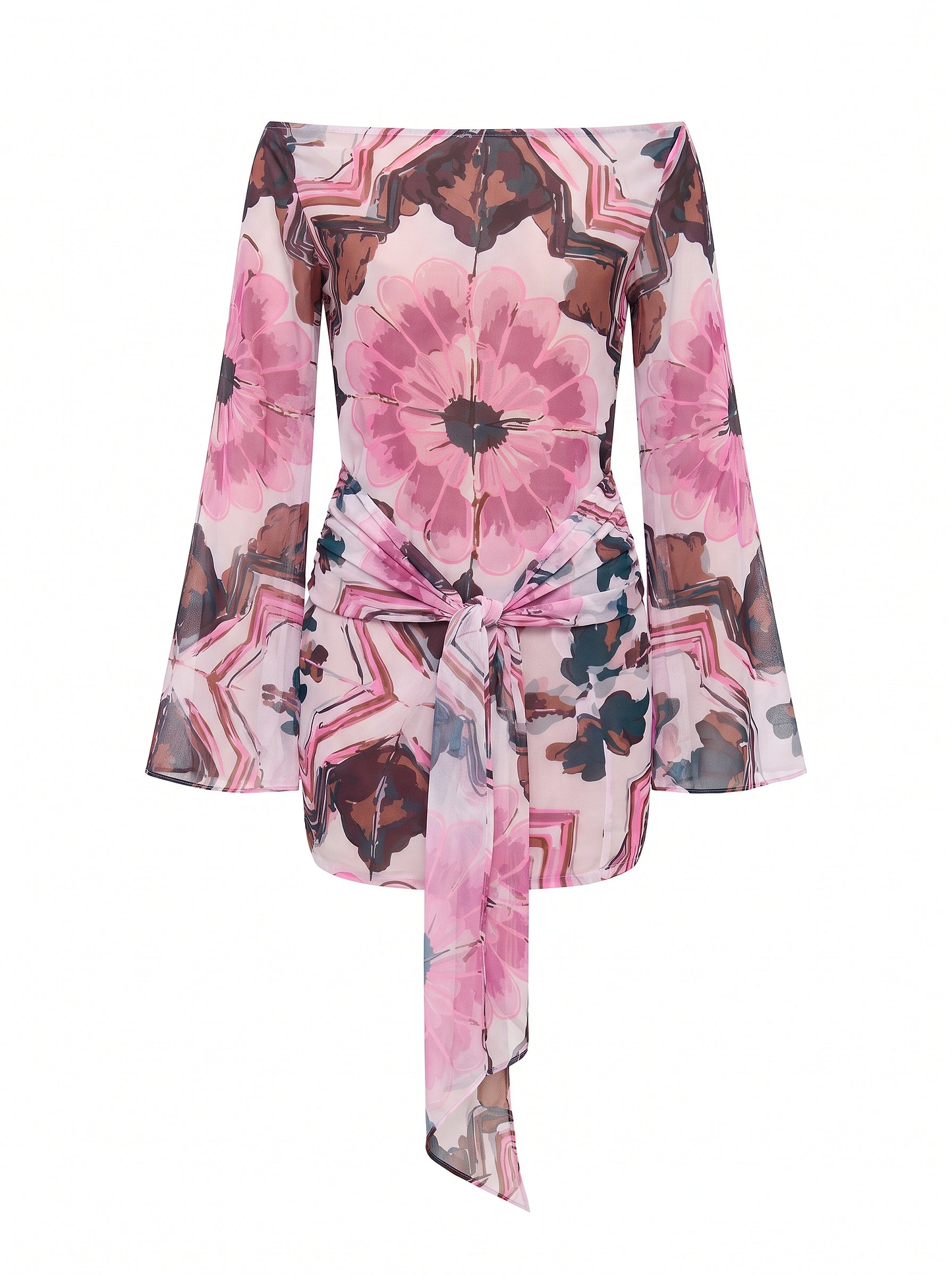 JUNIPER ANISE TILE - MINI DRESS