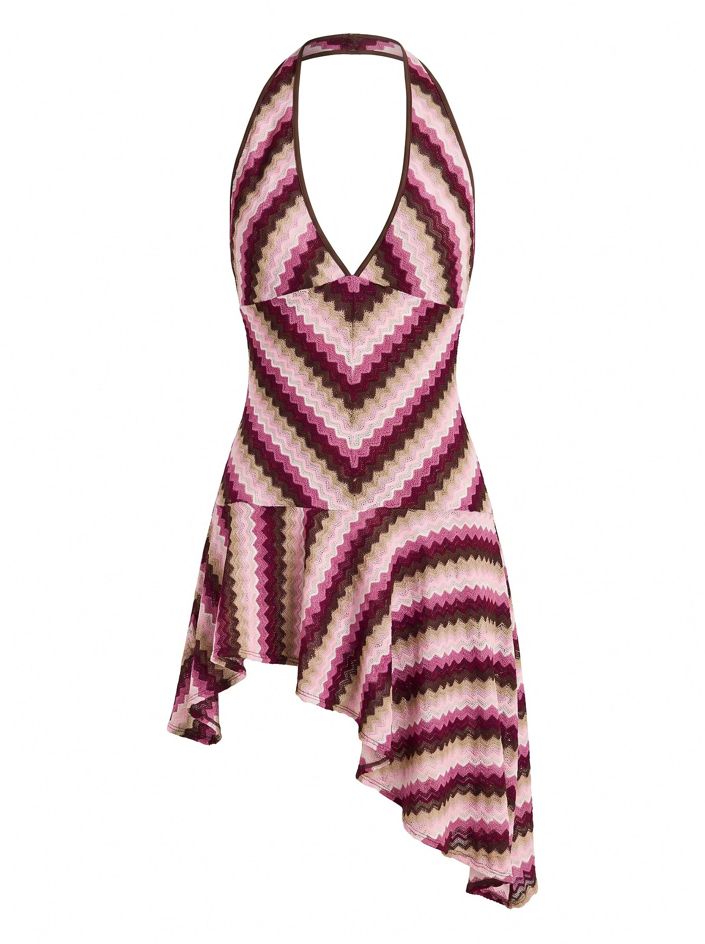 MADDY CHEVRON KNIT - MIDI DRESS