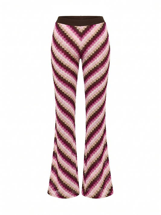 MADDY CHEVRON KNIT - PANTS