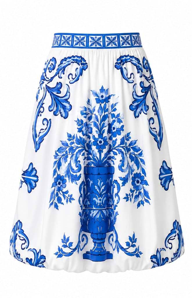 SOLANA BLUE MATERA - SKIRT