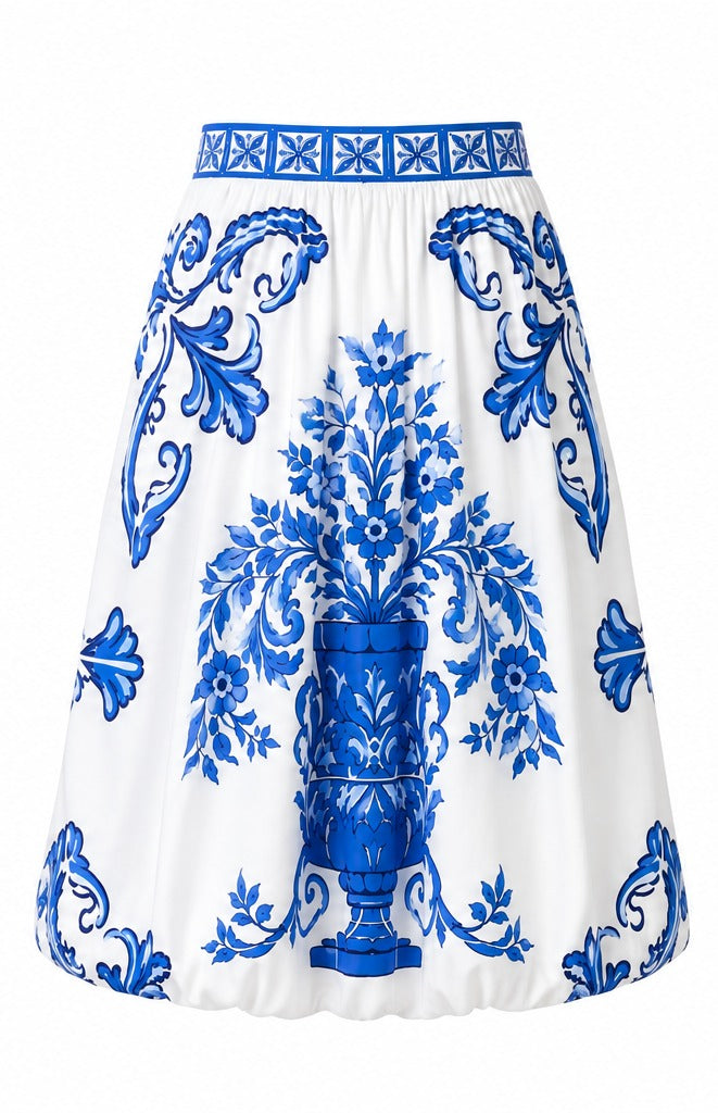 SOLANA BLUE MATERA - SKIRT