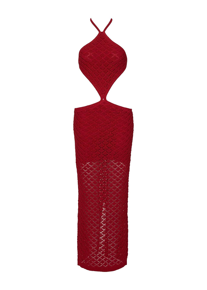 DIAMOND WINE RED - DRESS
