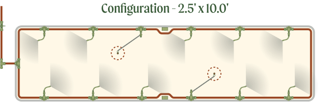 Irrigation Kit Large + Clamp Set x 2