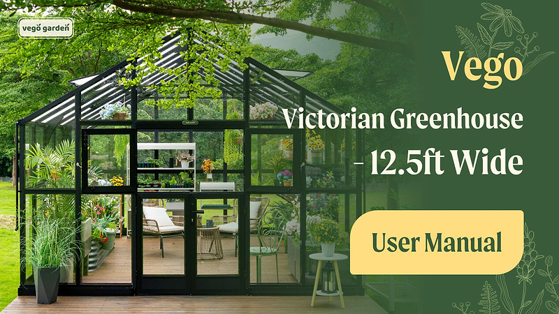 Vego Grand Victorian Greenhouse - 12.5ft Wide