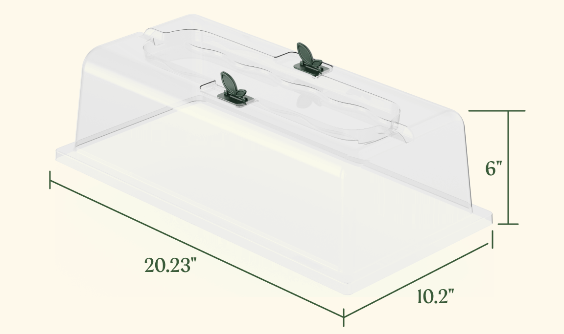 10" x 20" Humidity Dome