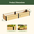 Woodgrain Metal Raised Garden Bed | Vego Garden