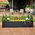 17" Tall Modern Raised Garden Bed 27" x 83"|Vego Garden|Midnight Blue