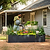 17" Tall 41" Wide Extension Kit for Modern Raised Garden Beds|Vego Garden|Midnight Blue