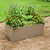 17" Tall Modern Metal Raised Garden Bed | Vego Garden
