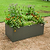 17" Tall Modern Metal Raised Garden Bed | Vego Garden