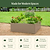 17" Tall Modern Metal Raised Garden Bed  | Vego Garden