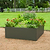 17" Tall Modern Metal Raised Garden Bed | Vego Garden