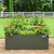 17" Tall Modern Metal Raised Garden Bed  | Vego Garden