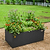 17" Tall Modern Metal Raised Garden Bed  | Vego Garden