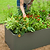17" Tall Modern Metal Raised Garden Bed  | Vego Garden