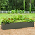 17" Tall Modern Metal Raised Garden Bed  | Vego Garden
