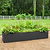 17" Tall Modern Metal Raised Garden Bed  | Vego Garden