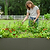 17" Tall Modern Metal Raised Garden Bed  | Vego Garden