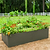 17" Tall Modern Metal Raised Garden Bed  | Vego Garden
