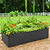 17" Tall Modern Metal Raised Garden Bed  | Vego Garden