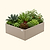 17" Tall Modern Metal Raised Garden Bed  | Vego Garden