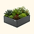 17" Tall Modern Metal Raised Garden Bed  | Vego Garden