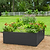 17" Tall Modern Metal Raised Garden Bed  | Vego Garden